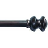 Kenney Kendall Window Curtain Rod, 48 to 86-Inch, Antique Rust
