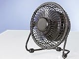 infactory Starker Mini-Ventilator  Silent Flow  aus Metall
