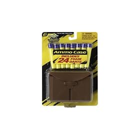 BuzzBee Ammo Case + 24 Suction Foam Darts