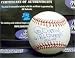 Jim O' Toole autographed Baseball inscribed 