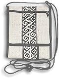 Earth Divas TB-35B-1 Hemp Passport / Shoulder Wallets / Style #1- Silk Screened