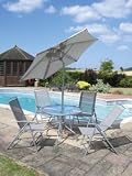 6 Piece 4 Seat Garden Furniture Set
