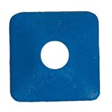 Square Plastic Snowmobile Stud Backers - 48 Pack - Blue