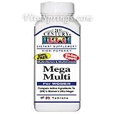 Mega Multi For Women 90 Tablets, 21st Century