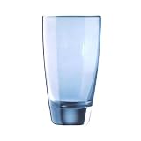Libbey Classic Aqua 18 Oz Cooler Glass Set of 4