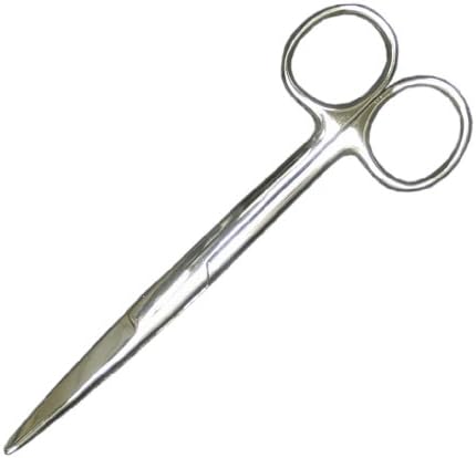 KJ BRAND STAINLESS STEEL MAYO DISSECTING SCISSORS 6.75" STRAIGHT ECONOMY GRADE