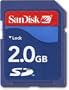 Sandisk 2GB Secure Digital Memory Card, for Nintendo Wii