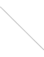 1.2 mm, Sterling Silver, Round Snake Chain - 20 inch