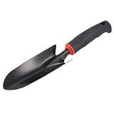 Amico Plastic Nonslip Handle 12.3" Long Garden Lawn Towel Spade Tool Black
