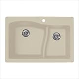 IMAGE OF Swanstone QZ03322LS.077 Granite Large Small Bowl All Kitchen Sink