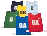 MITRE Netball Bibs (Pack of 7), XL, SKY
