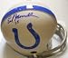 Earl Morrall Autographed Baltimore Colts Replica Mini Football Helmet