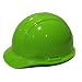 ERB 19760 Americana Cap Style Hard Hat with Slide Lock, Flourescent Lime
