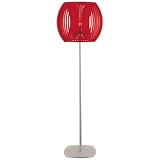 George Kovacs Red Acrylic Halogen Dome Floor Lamp
