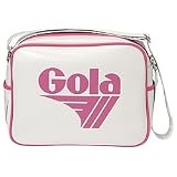 New Gola White Pink Satchel Retro Shoulder Record Bag