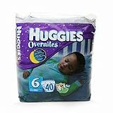Huggies Overnites Step 6 Extra Absorbency Baby Diapers Jumbo - 20-Count (2 Packs)