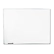 Dry Erase Board, Melamine, 48w x 36h, Satin-Finished Aluminum Frame
