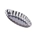 Allied Metal BARF4110 Fluted Barquette Oval Boat Baking Mold, Heavy Tin, 3-1/8 by 1-1/2 by 1/3-Inch