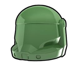 Sand Green Commando Helmet - LEGO Compatible Minifigure Piece