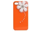 31Uh1jCuTaL. SL160  Orange 3D Flower Pearl Diamond Glitter Case Cover for iPhone 4 4G 4S