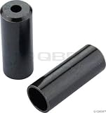 Jagwire 4.5mm Open Steel End Caps, Black, Bottle of 150