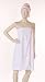 Spa Wrap and Headband Set-terry Velour-white with Pink Trim, Robe That Is Adjustable,...