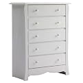 Graco Kimberly 5 Drawer Chest - White &nbsp;