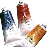 Grumbacher Academy Acrylic Color Cadmium Yellow Light 90 ml tube