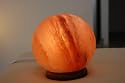 Himalayan Crystal Salt Rock Lamp - Globe 6" D x 7" H