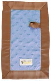 Babee Covee Baby Blanket, Blueberry Heart with Mocha Dot by Babee Covee