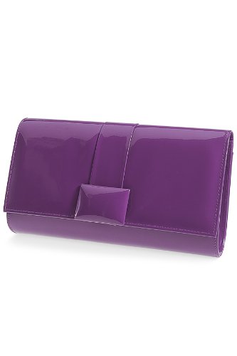 Spiegel Patent Clutch Bag
