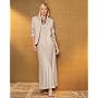 Spiegel Signature Washed Linen Collection: Long Bias-Cut Dress