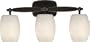 Artcraft Lighting AC5963OB, Regency 3 Light Bathroom Vanity Lighting Fixture, Bronze, Glass, B4731