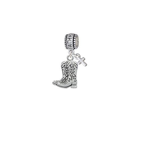 Boots Hope Bead Charm cowboyboots2014 Cross mini charm Mini cross with Faith Love Boots Hope Bead Charm cowboyboots2014 Cross mini charm Mini cross with Faith Love
