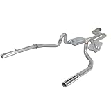 Flowmaster 817456 American Thunder 409S Stainless Steel Dual Rear Exit Cat-Back Exhaust System