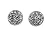Round Marcasite Earrings - 13 mm