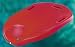 `CPR Board - Plastic 23 X 17 Orange 23 x 17 Orange * Anatomically contoured to position the patient for effective application of CPR * Recessed handles helps in positioning the CPR board and in lifting the patient * 23 1/4 x 17 1/4 (Weight: 4.5 Lbs