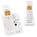AT&T DECT 6.0 White/Grey Digital Dual Handset Answering System (EL52209)