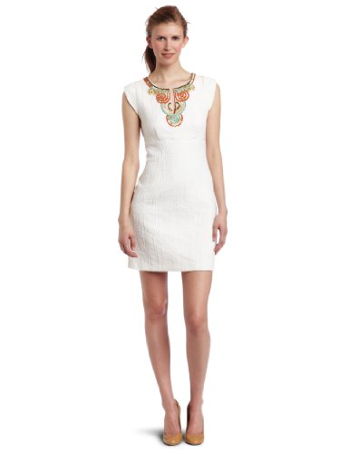 Laundry By Shelli Segal Women's Embellished Brocade Dress