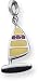 Jewelry : Crystal And Enamel Windsurfer Charm, Sterling Silver