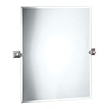 Gatco 4289S Meridian Rectangle Wall Mirror, Satin Nickel