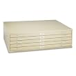 Safco  5-Drawer Steel Flat File, 48 x 36" Tropic Sand