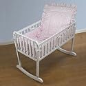 Beary Pink Cradle Bedding Set - size: 18x36