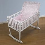Beary Pink Cradle Bedding Set - size: 15x33