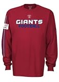 New York Giants Orbital 2 Long Sleeve Sideline Tee