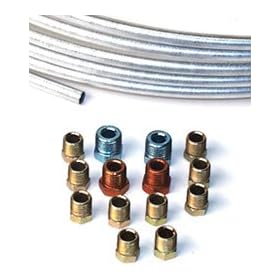 Auto Brake Line Tubing Kit - 25' 1/4" w/14 OE Fittings