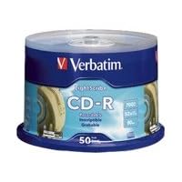 BLANK MEDIA, CD-R 80MIN 700MB 52X by Verbatim