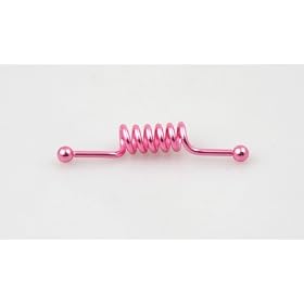 Stainless Steel Industrial Barbell - 14g
