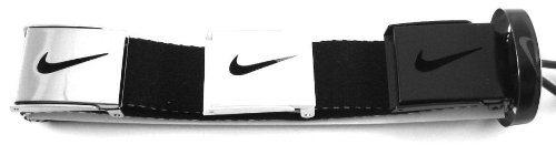 Nike 6 Way Web Belt Pack w/Black, Silver and White Buckles
