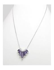 CZ Necklace In 92.5 Sterling Silver